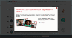 Desktop Screenshot of powerpress.fr