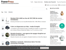 Tablet Screenshot of powerpress.fr